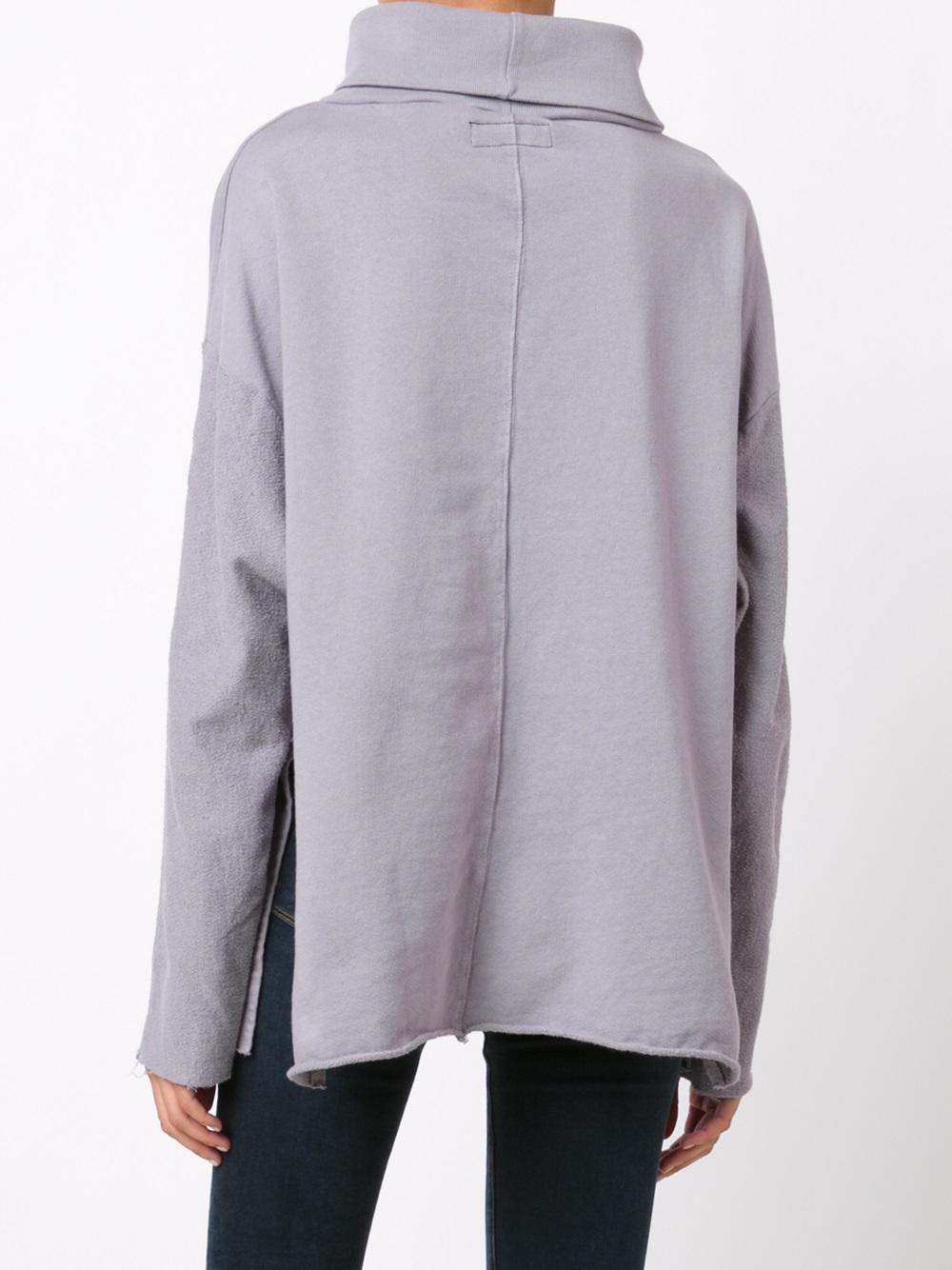 wide neck sweatshirt