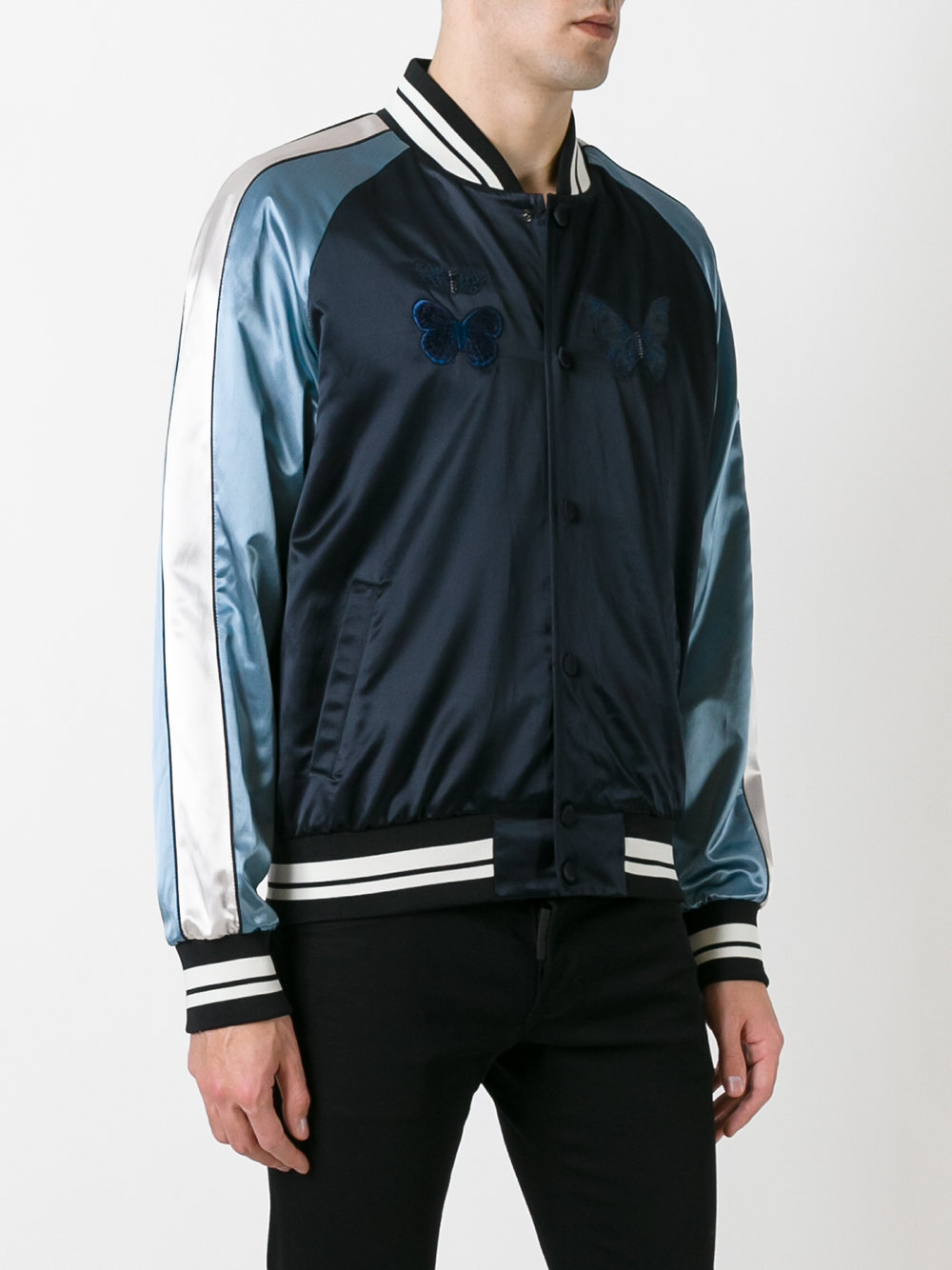 embroidered bomber jacket