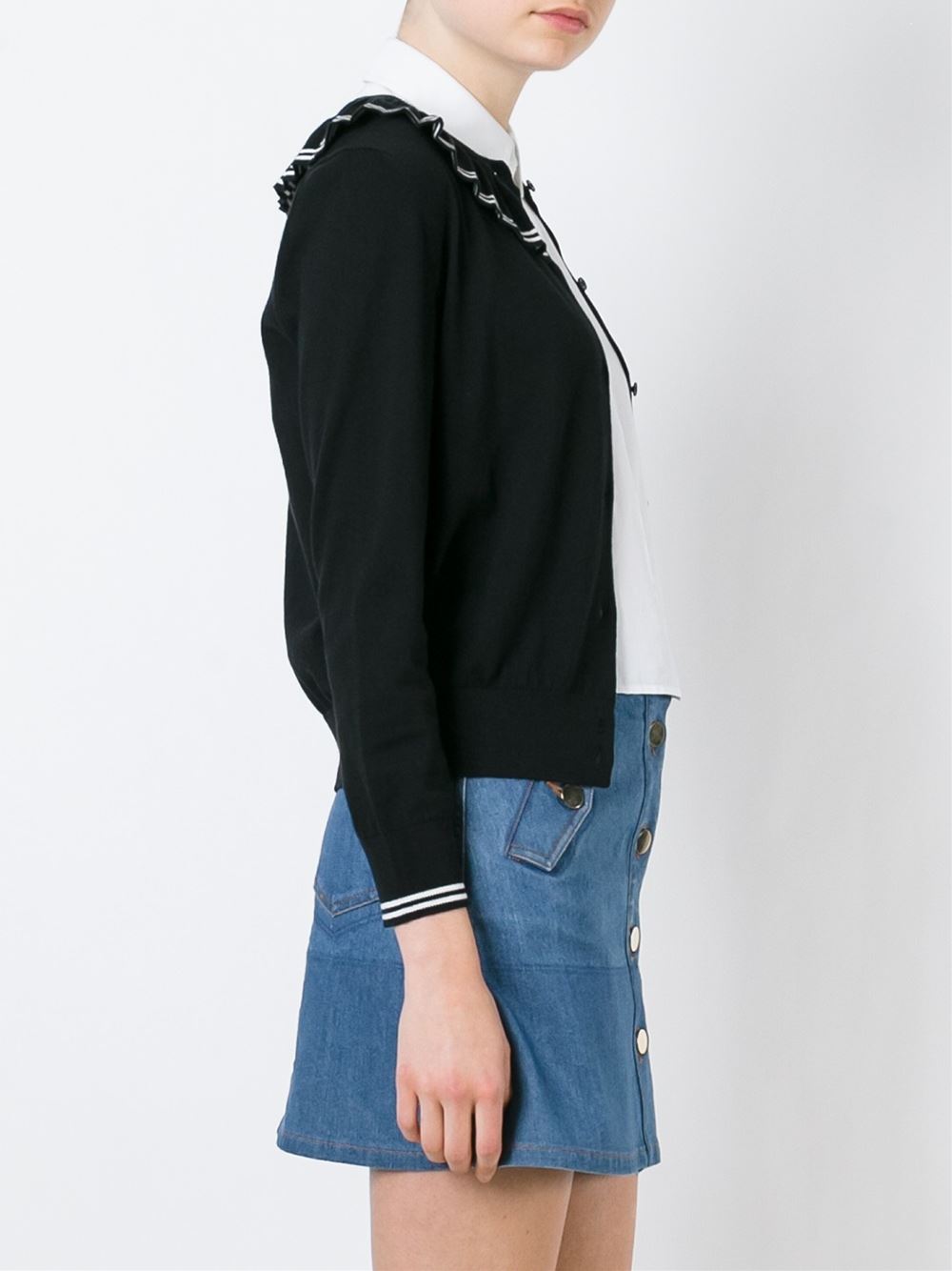 'Pleated Ribs'开衫