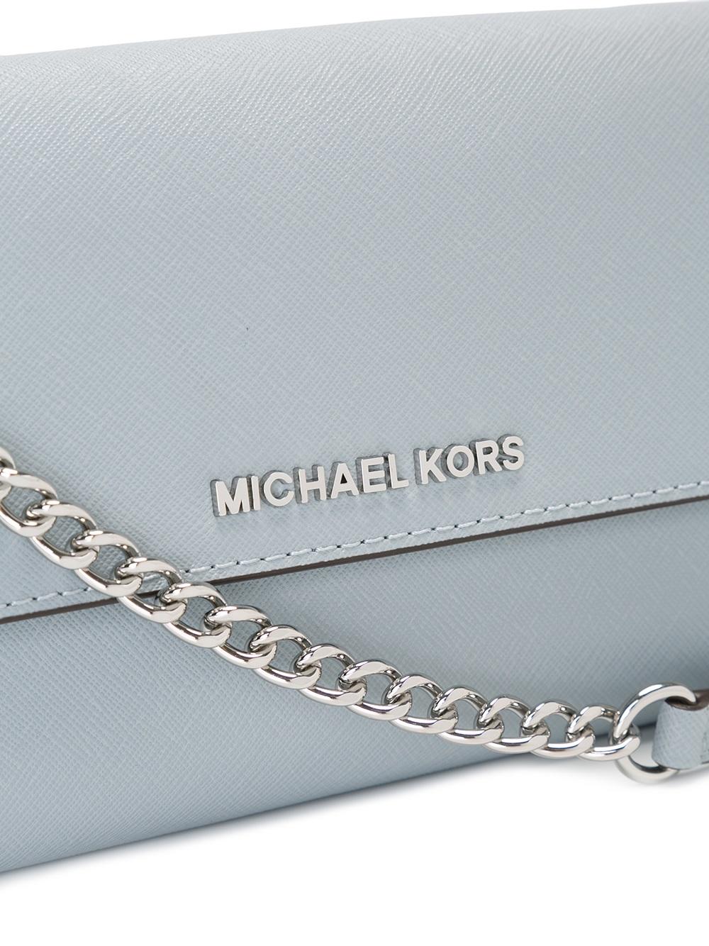 mini 'Jet Set Travel' foldover chain clutch