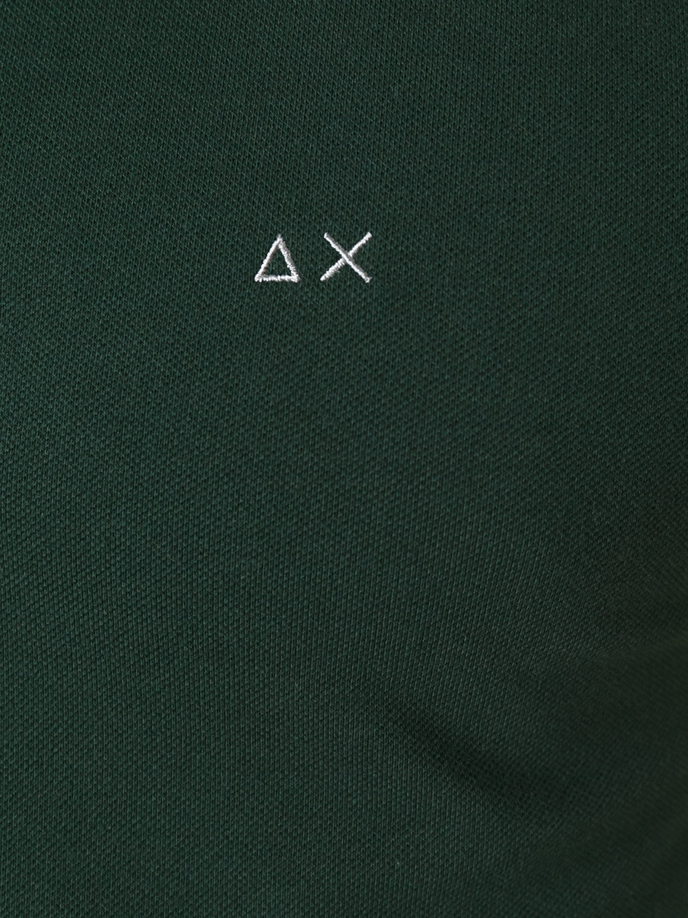 contrast polo shirt