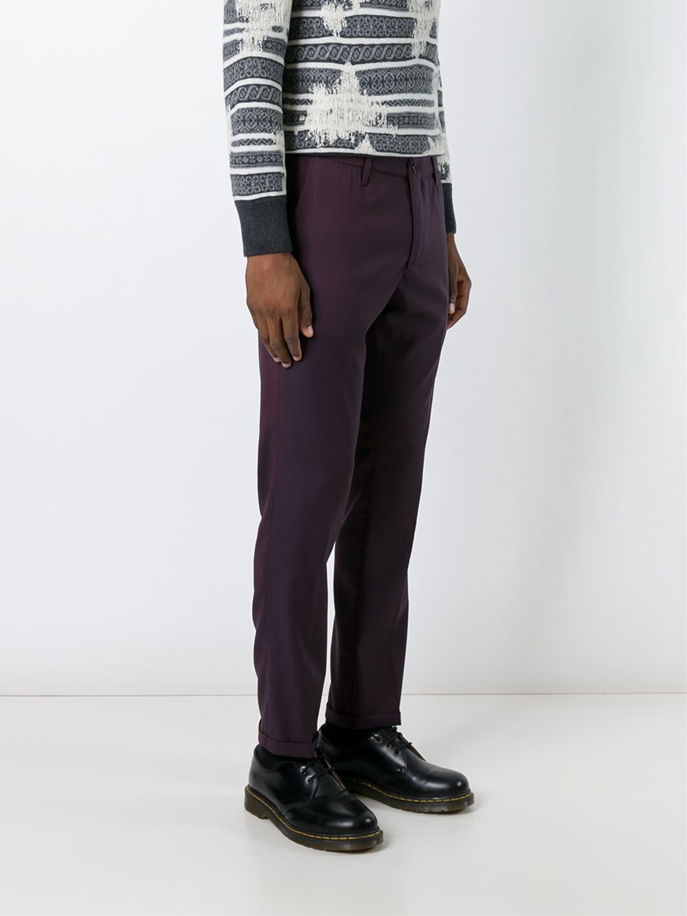 slim tailored trousers