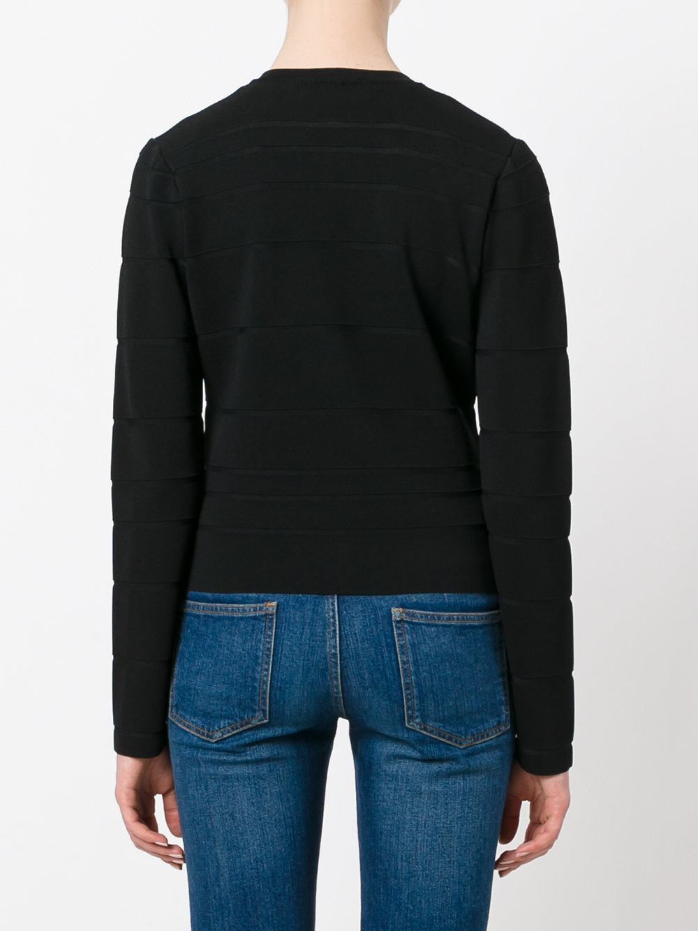 v-neck cropped cardigan