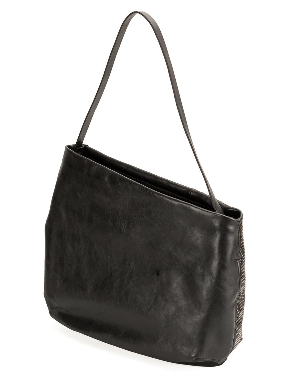 asymmetric shoulder bag 