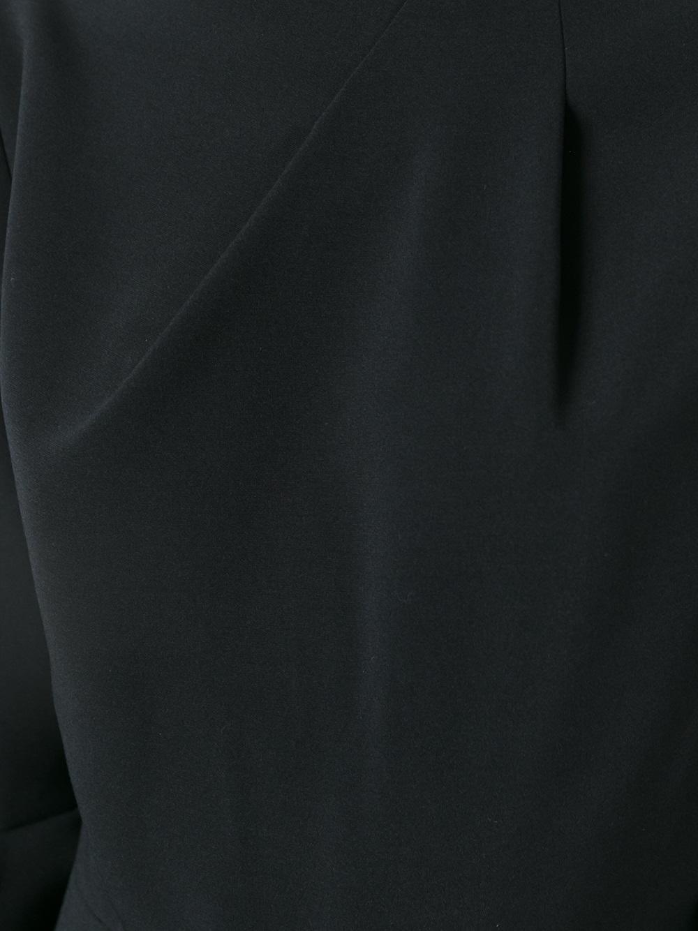 rouches sleeves midi dress