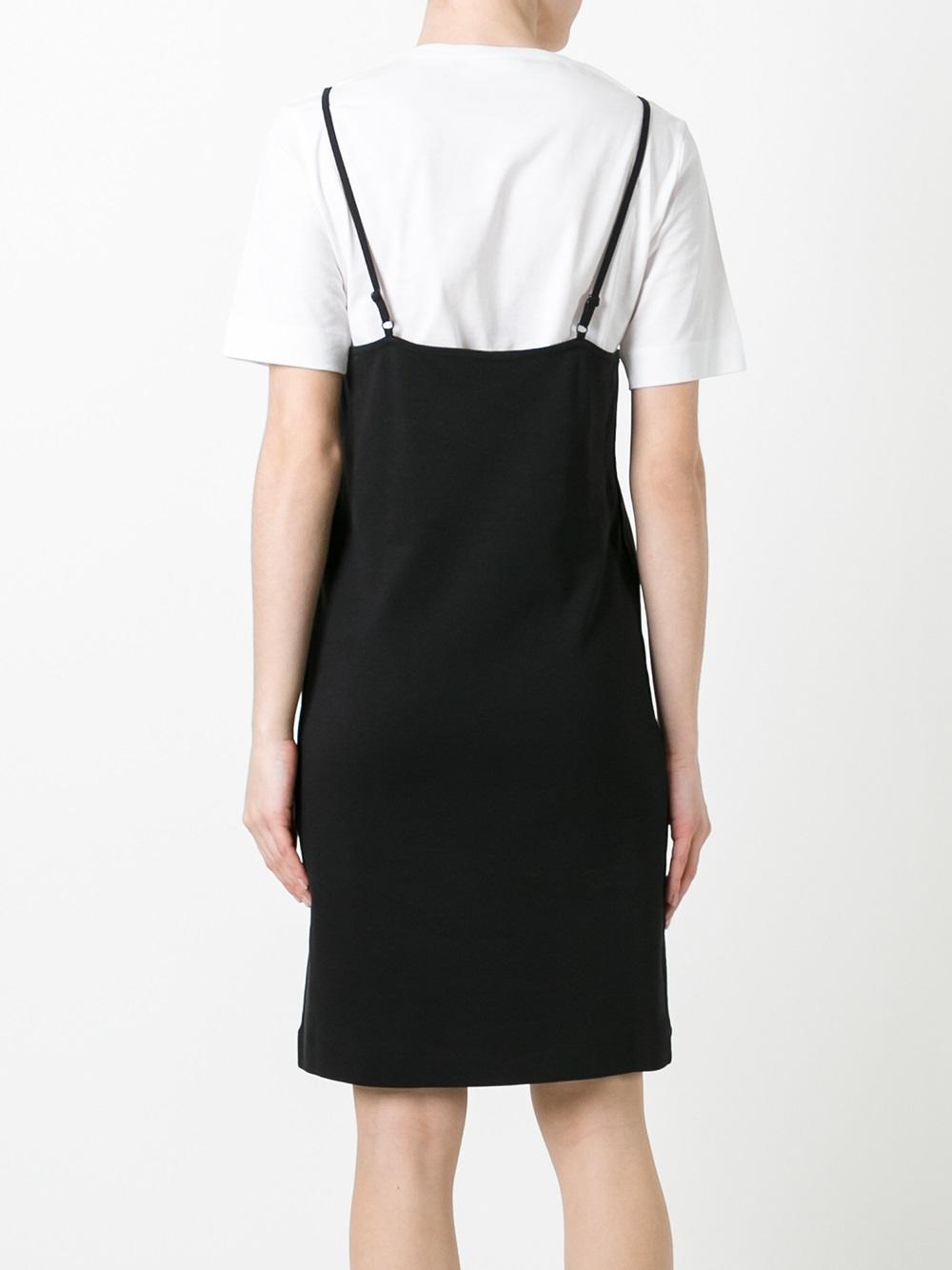 layered T-shirt dress