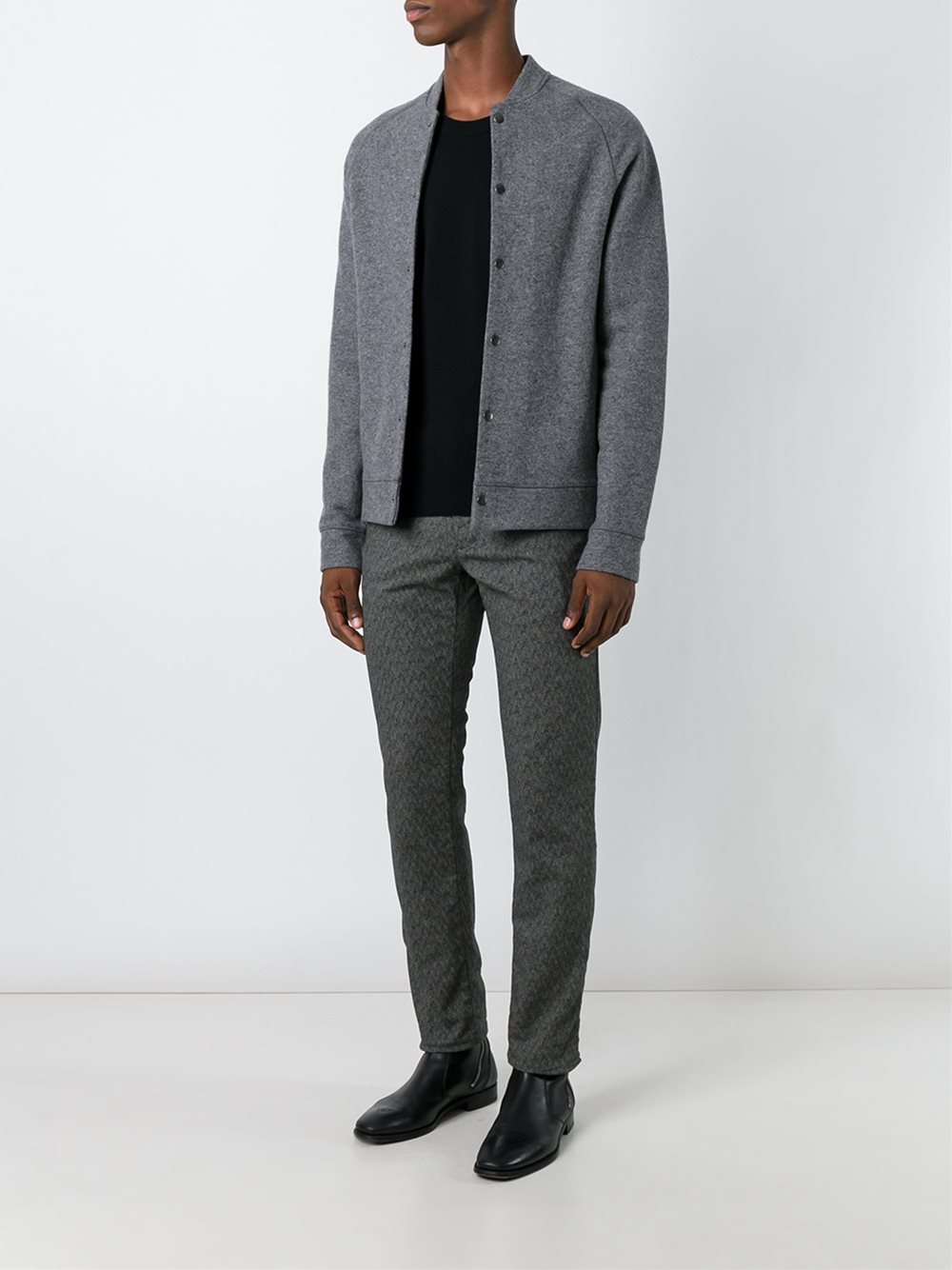 slim fit trousers