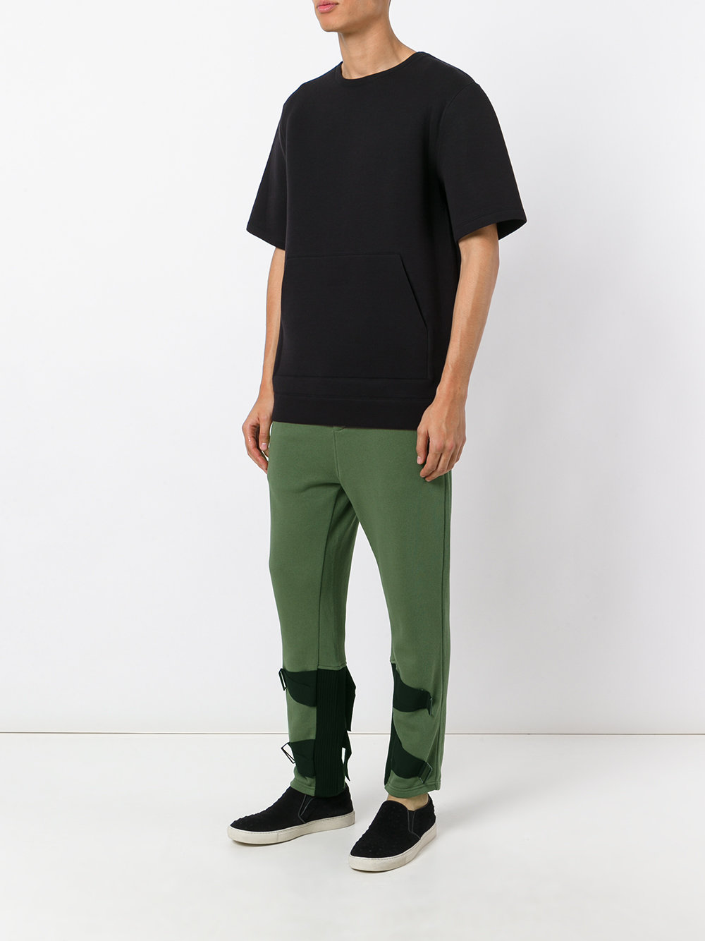 ankle strap track pants