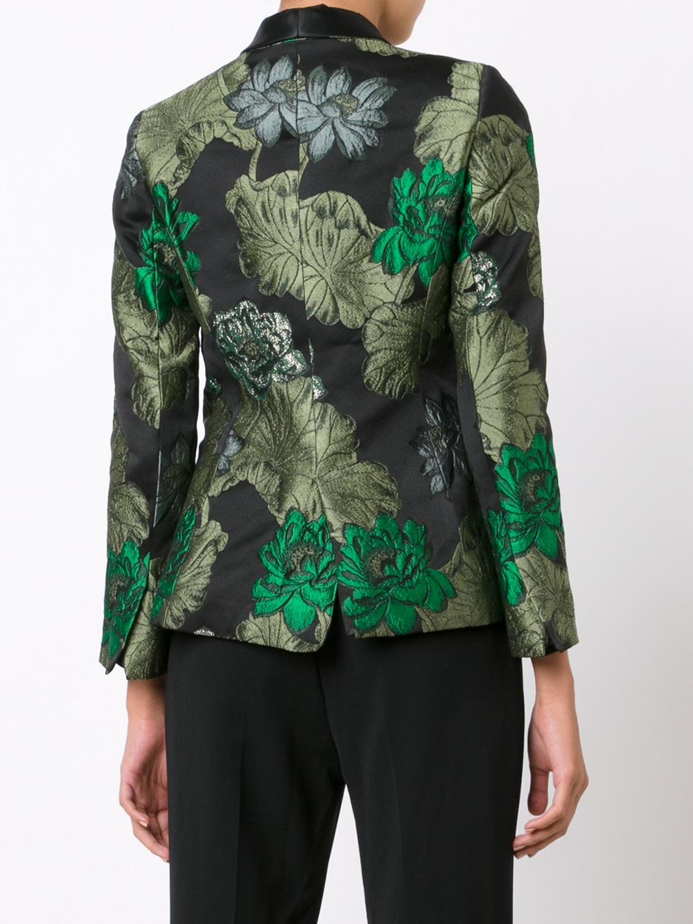 jacquard smoking jacket