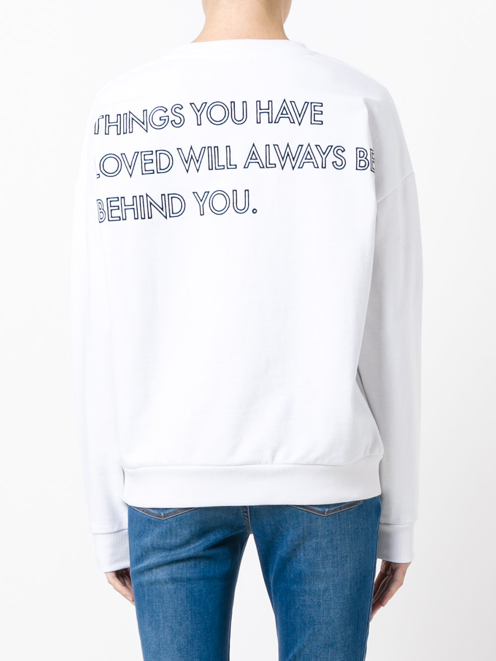 back print sweatshirt