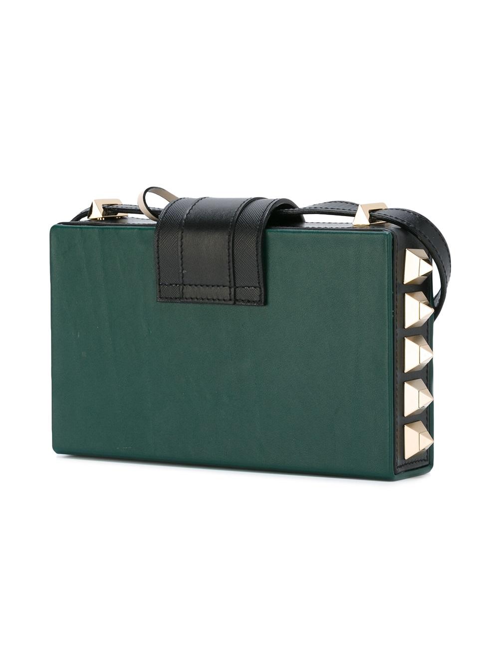 studded detailing crossbody bag