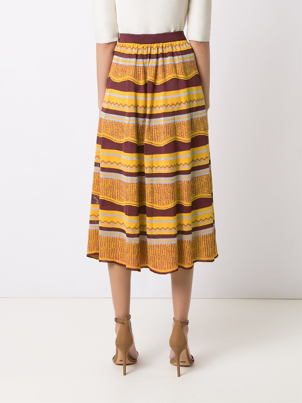 knit midi skirt