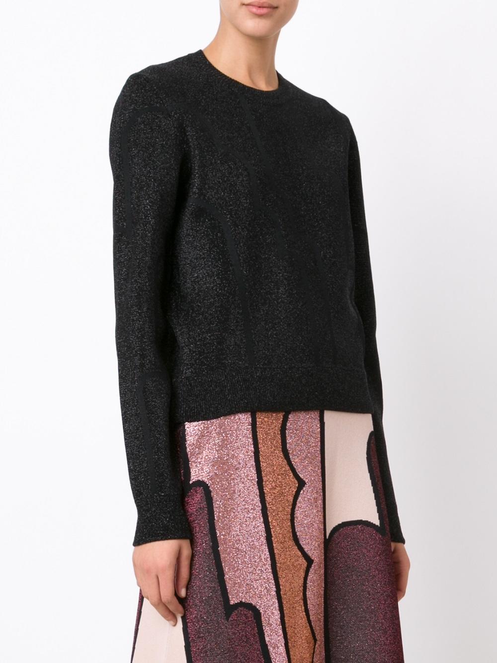 glitter effect jumper