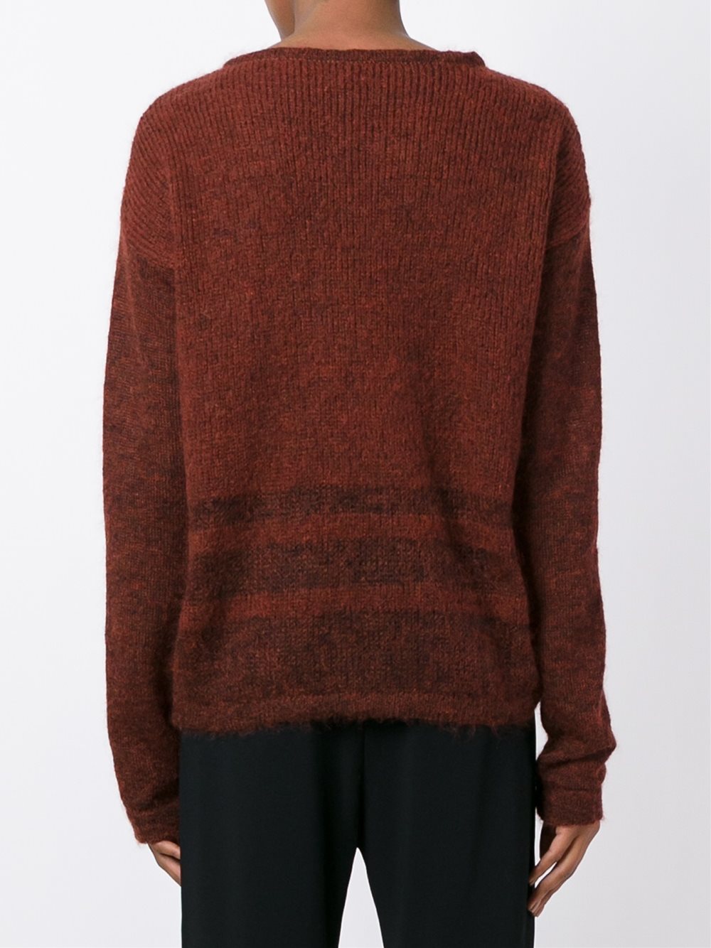 sheer detailing sweater