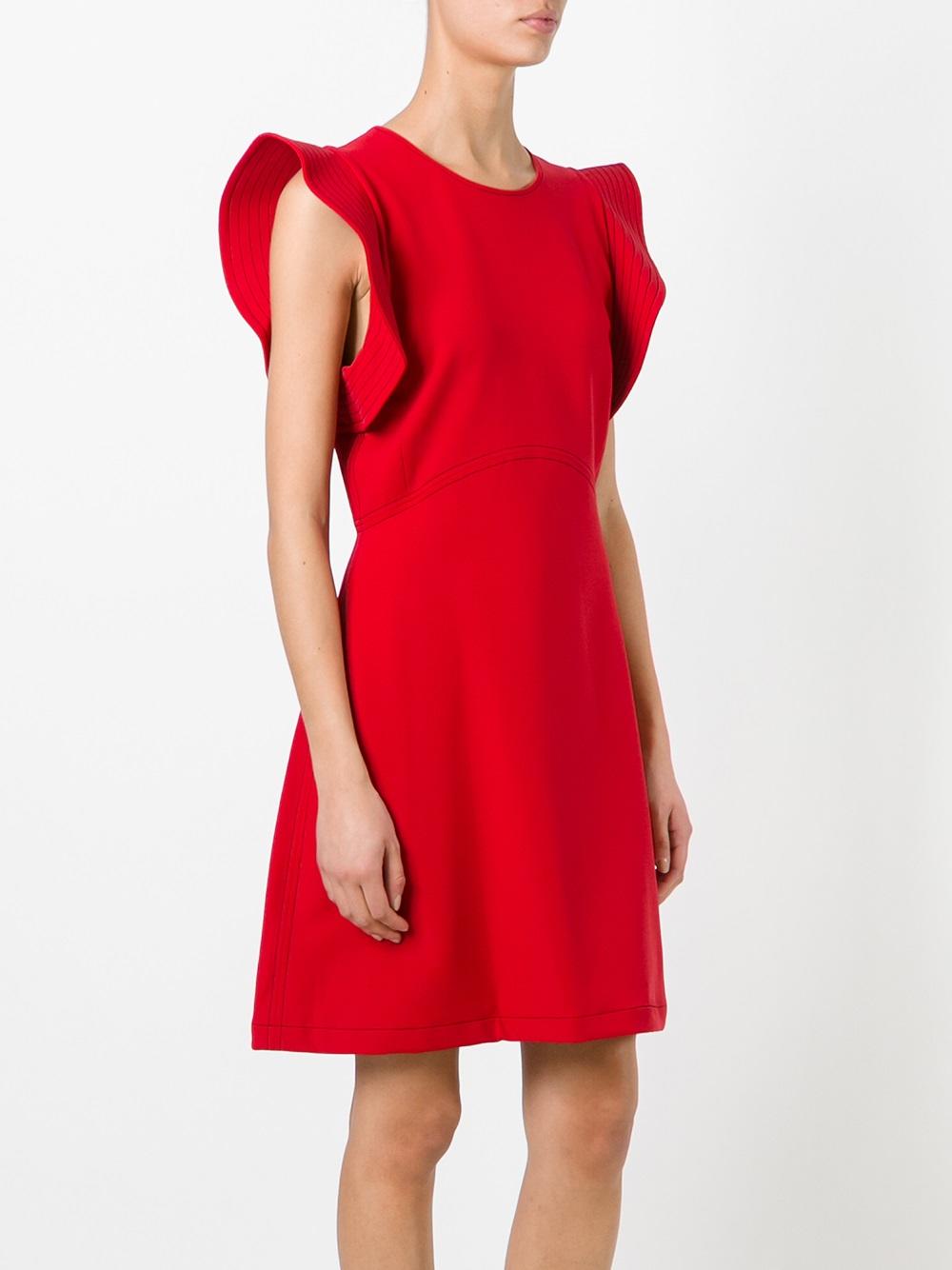 frill sleeve dress