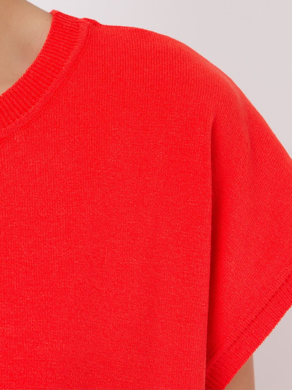 high low knit blouse