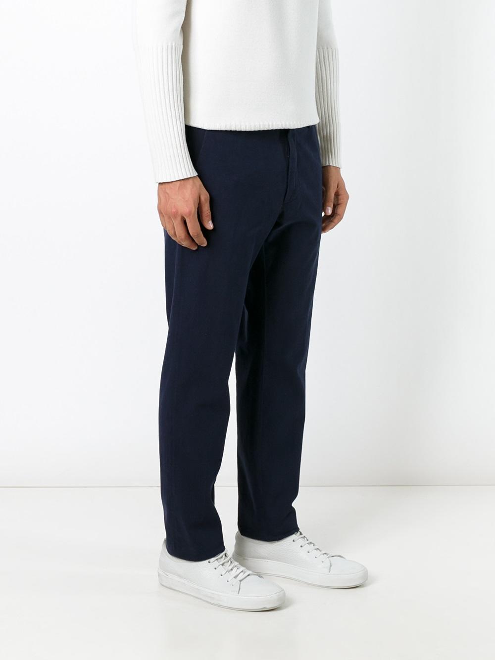 straight leg trousers