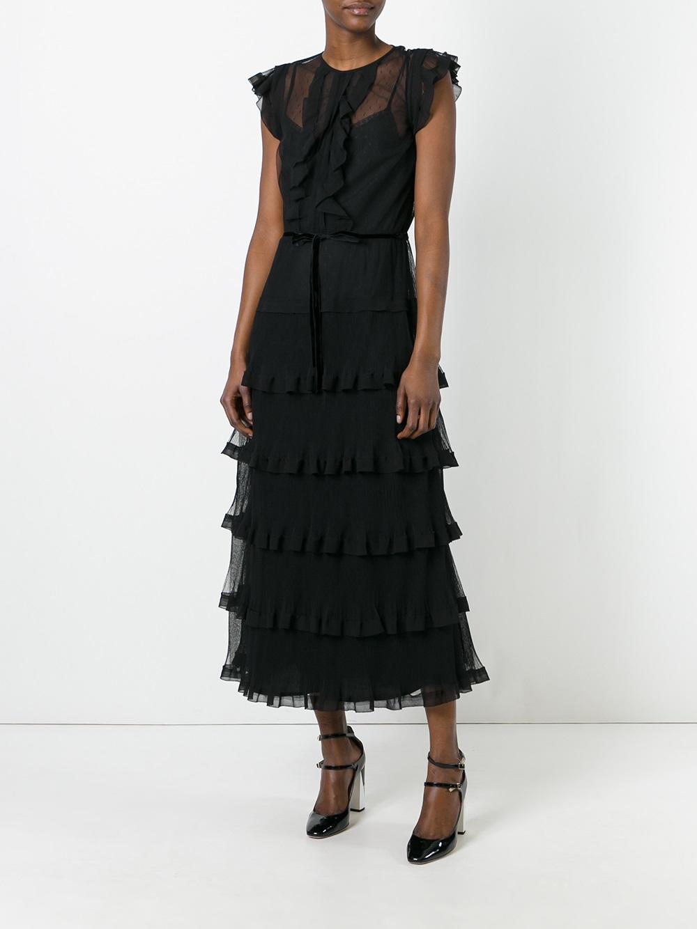 frill tulle dress