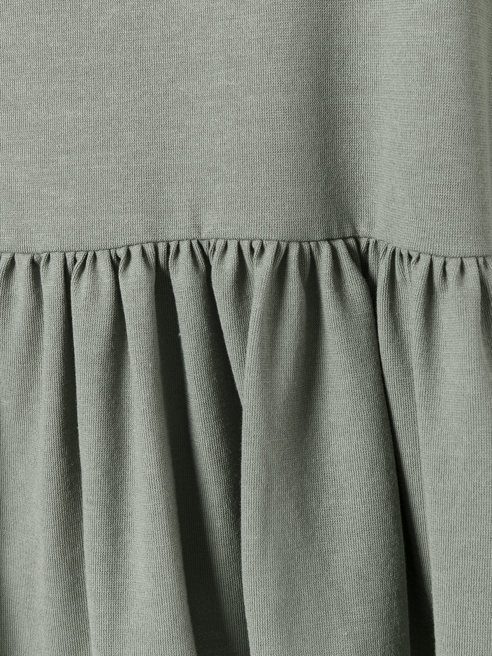 pleated hem T-shirt