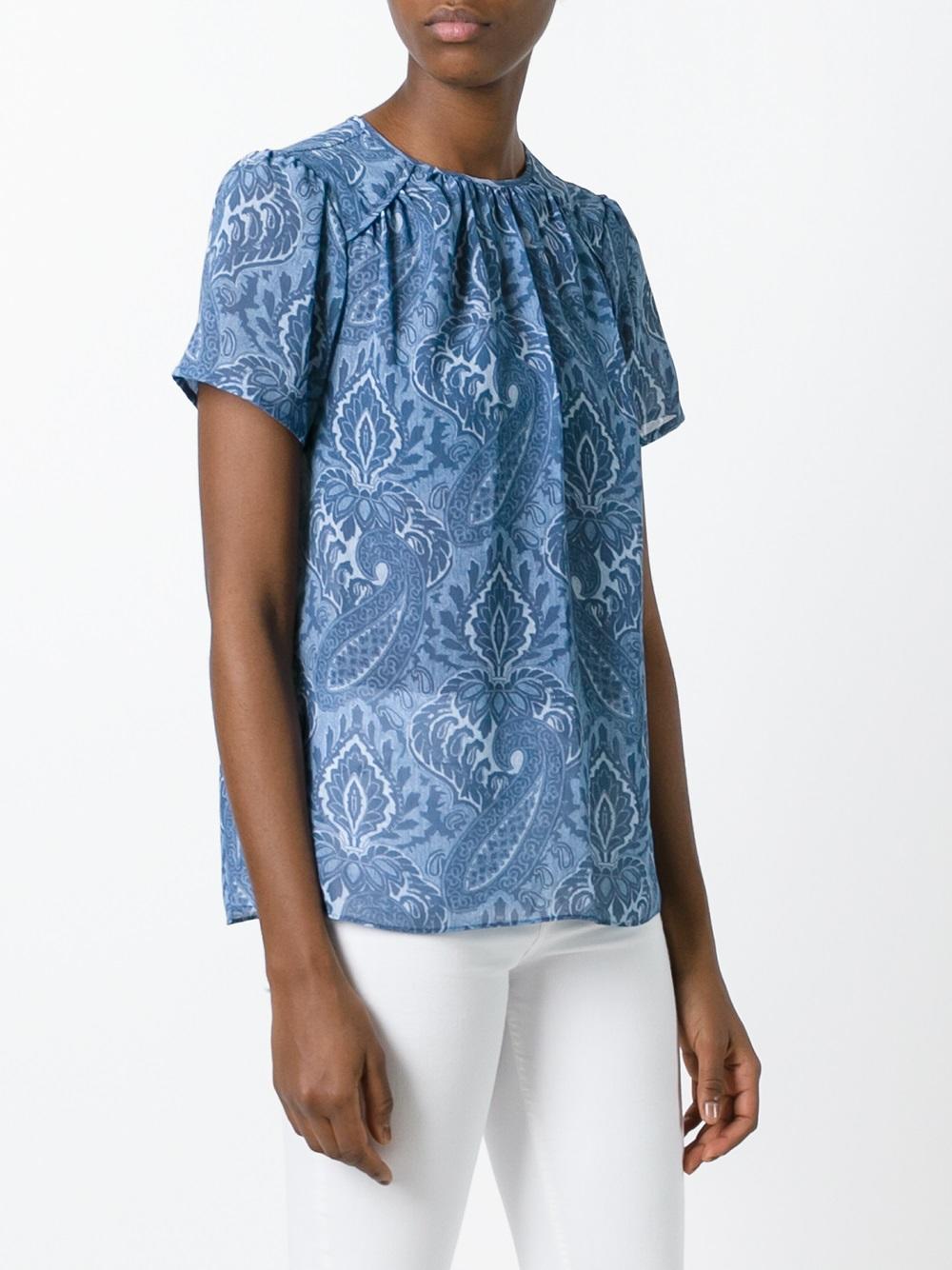 floral print blouse