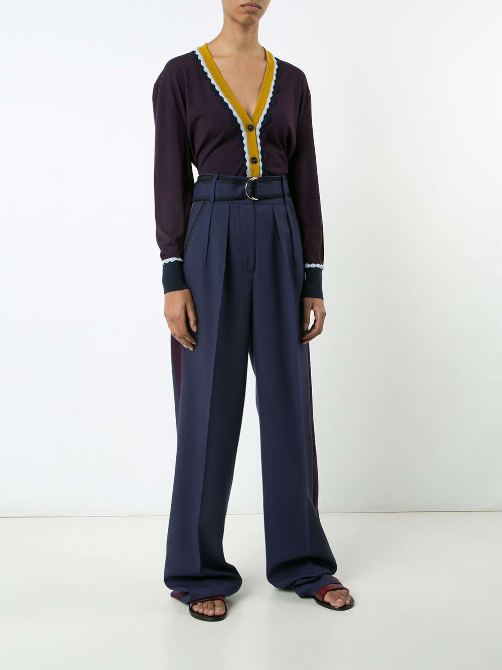 belted palazzo pants