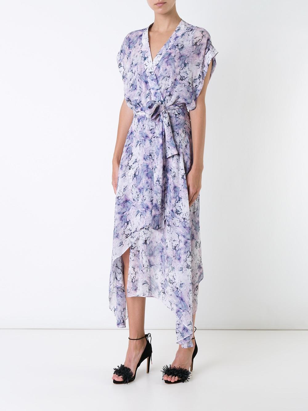 'Amplitude' wrap dress