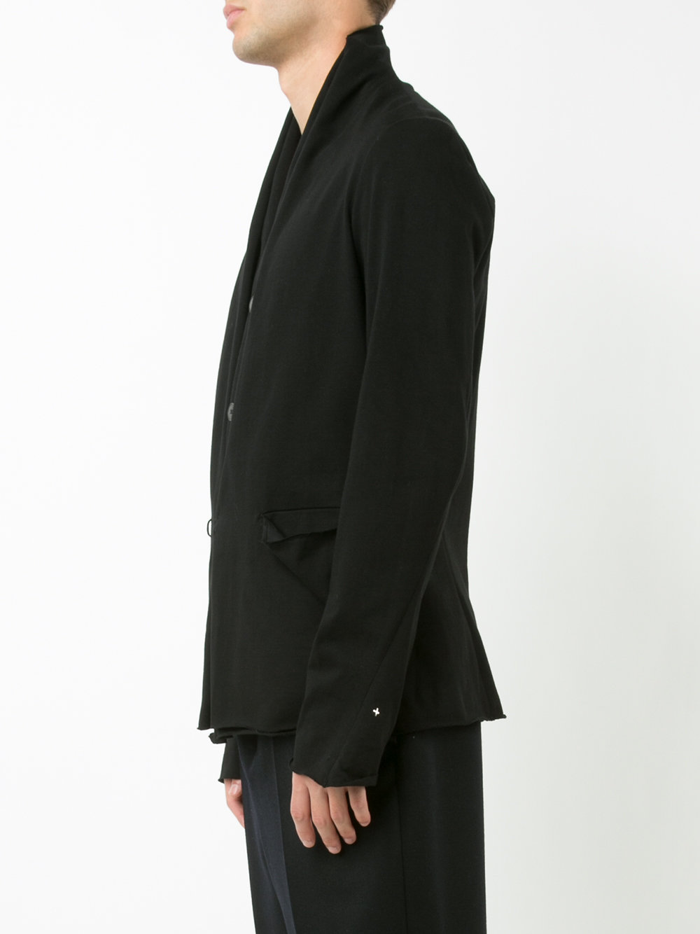 outer pocket layered jacket