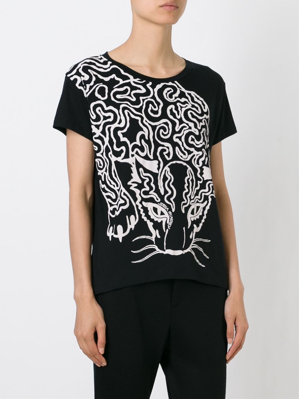 stella mccartney 花豹印花t恤海淘返利 | 米饭粒返利网