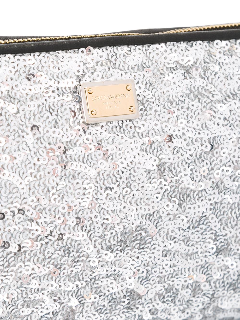 mini sequinned shoulder bag