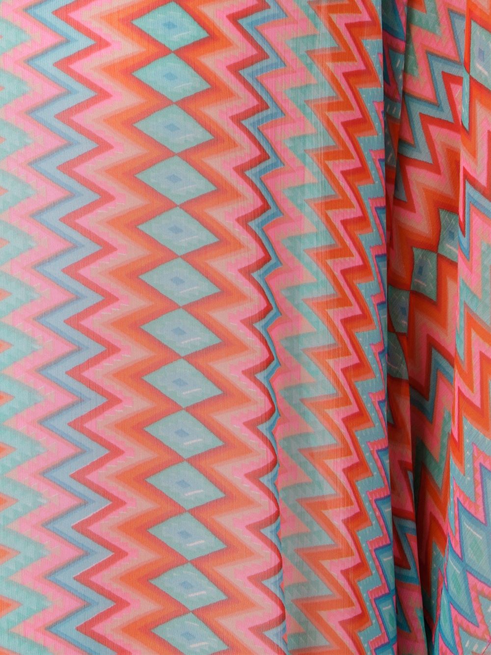 zig zag pattern long kaftan