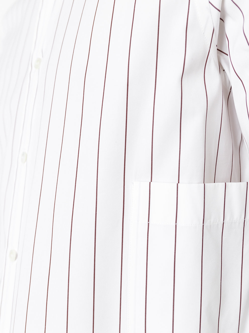 pinstriped shirt