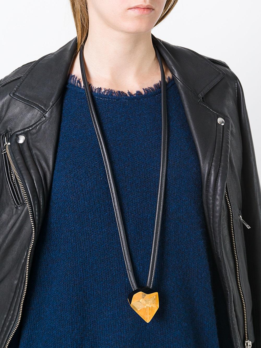 geometric pendant necklace