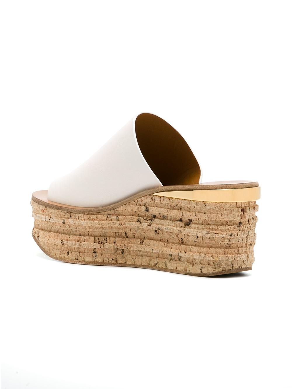 Camille wedge mules