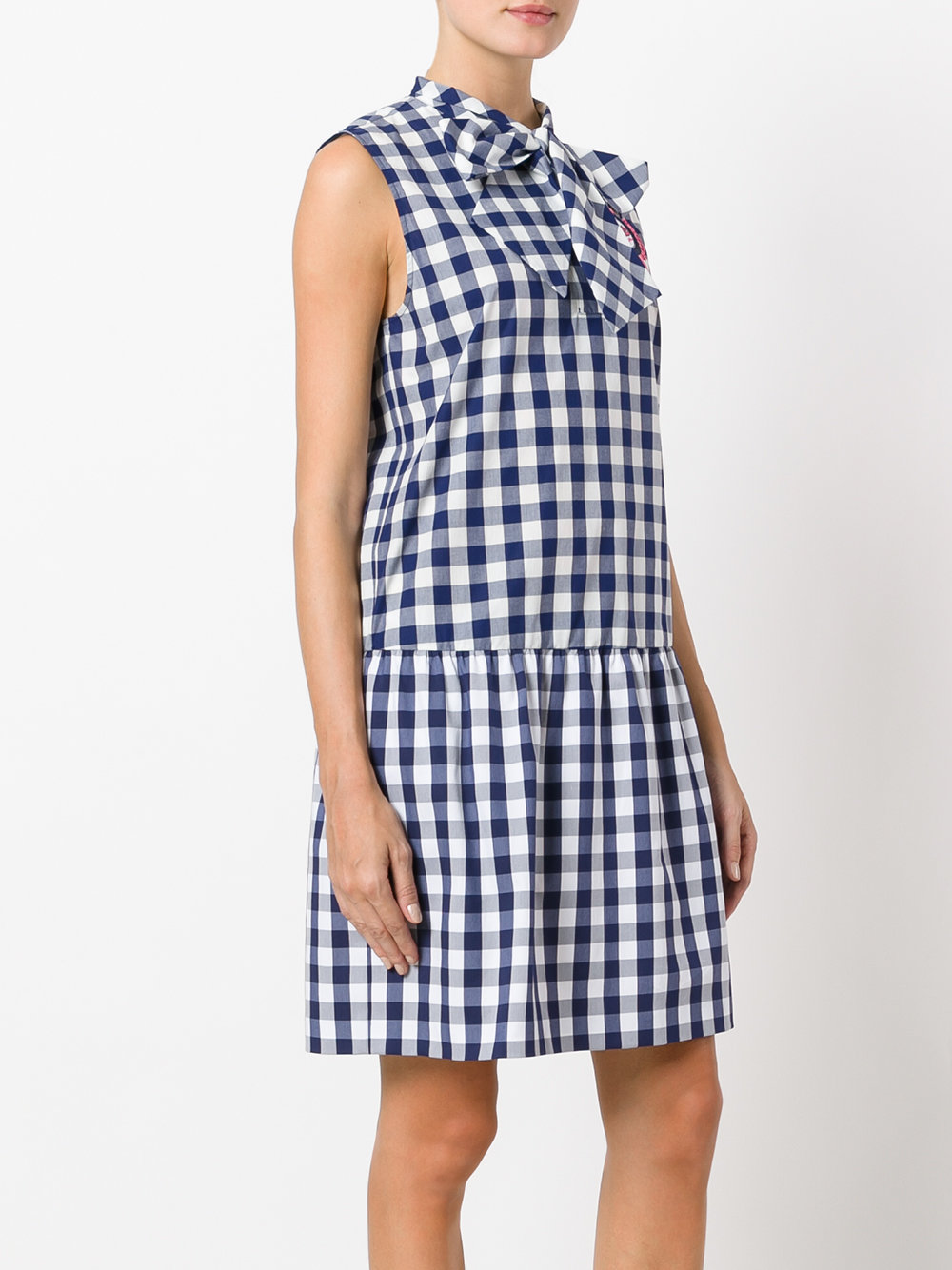 checked dress