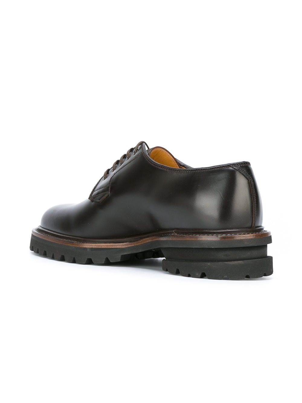 ridged sole Derby shoes