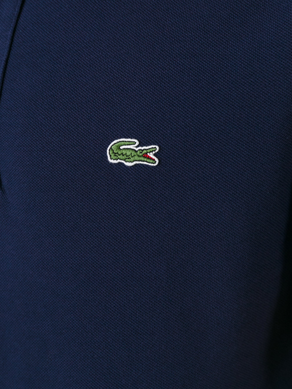 logo patch polo shirt