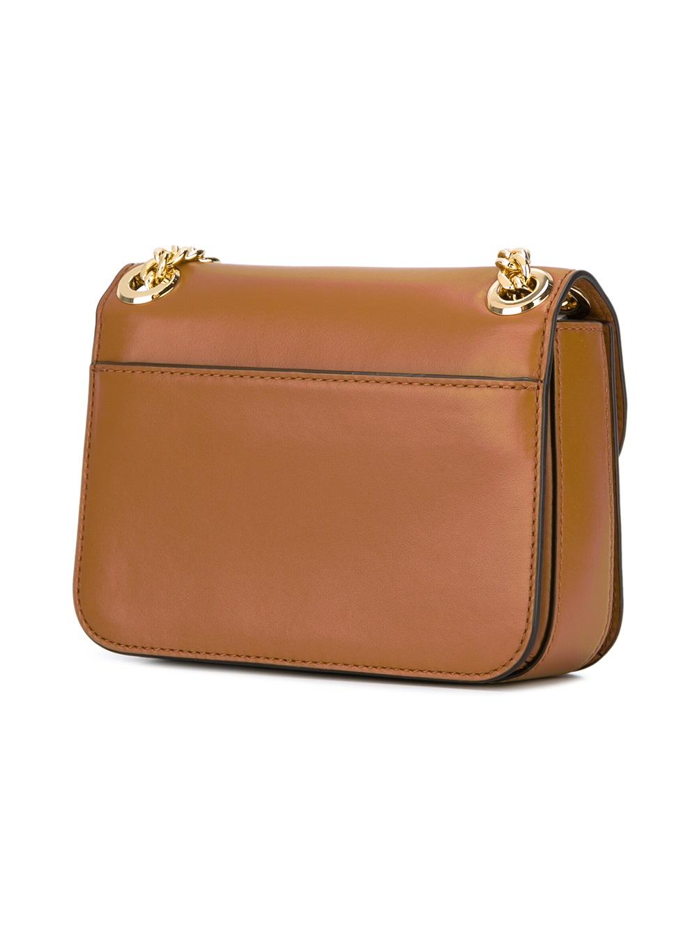 floral embellished shoulder bag