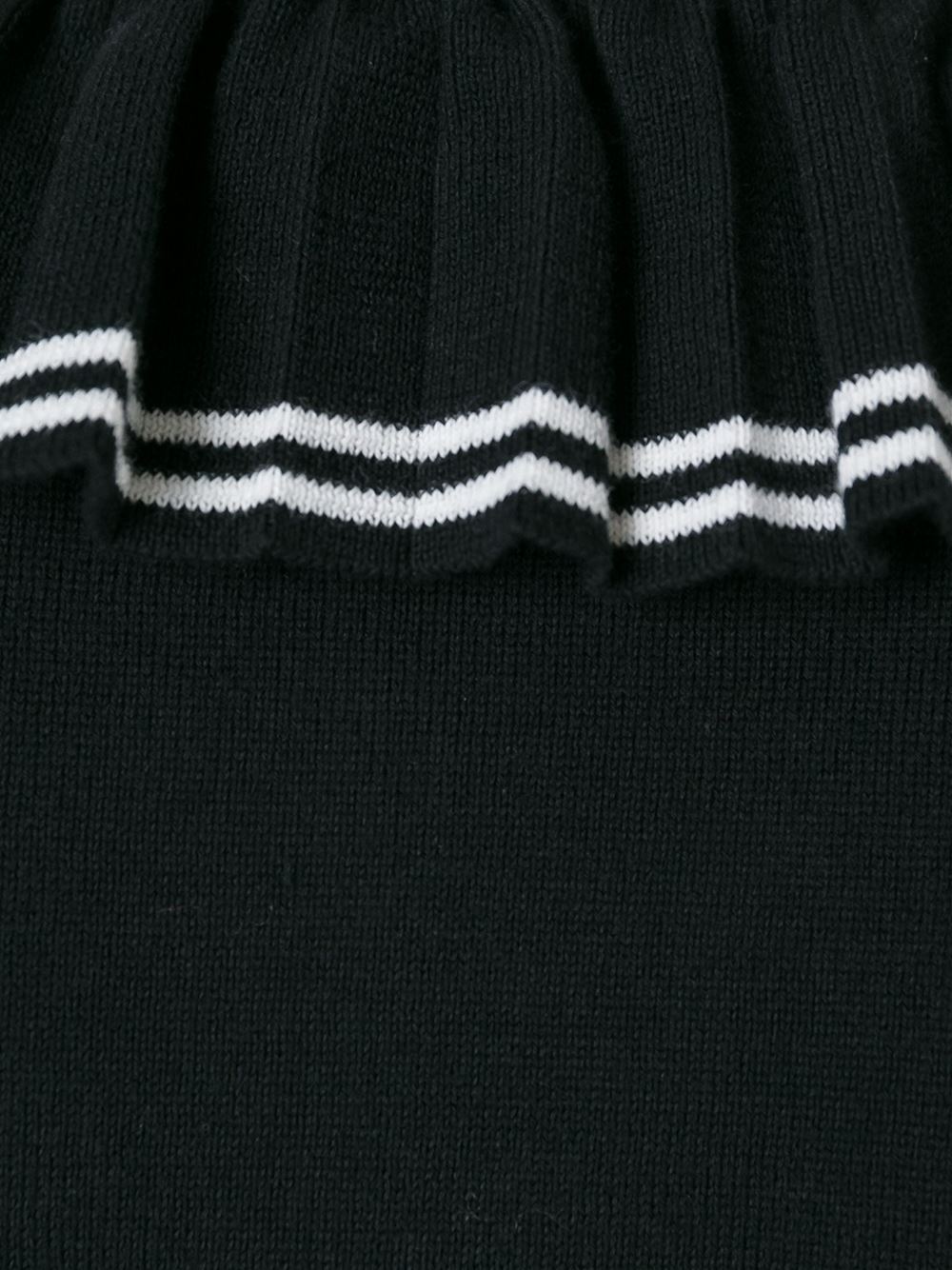 'Pleated Ribs'开衫