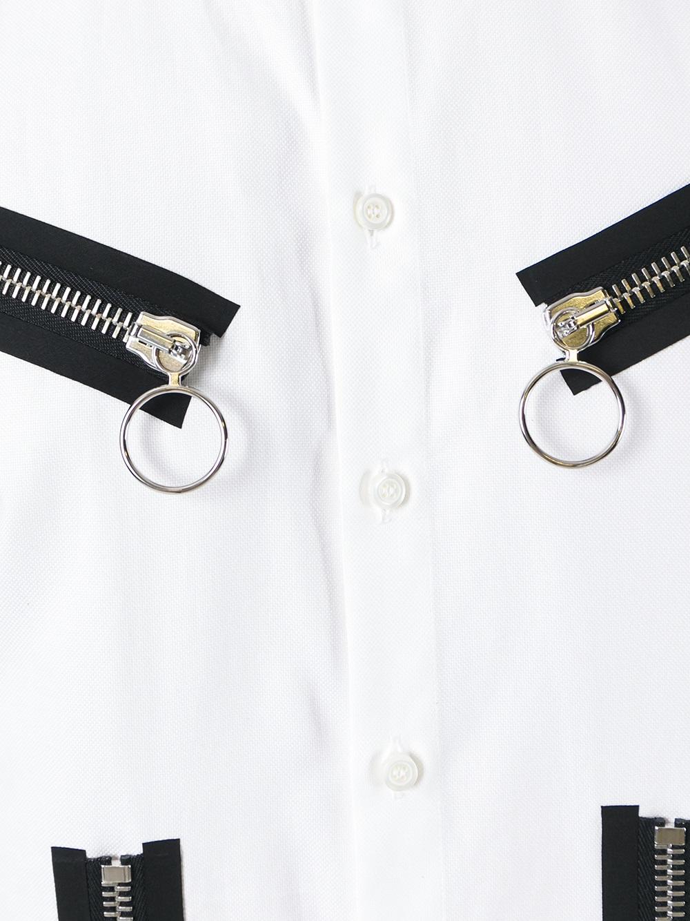 zip applique shirt