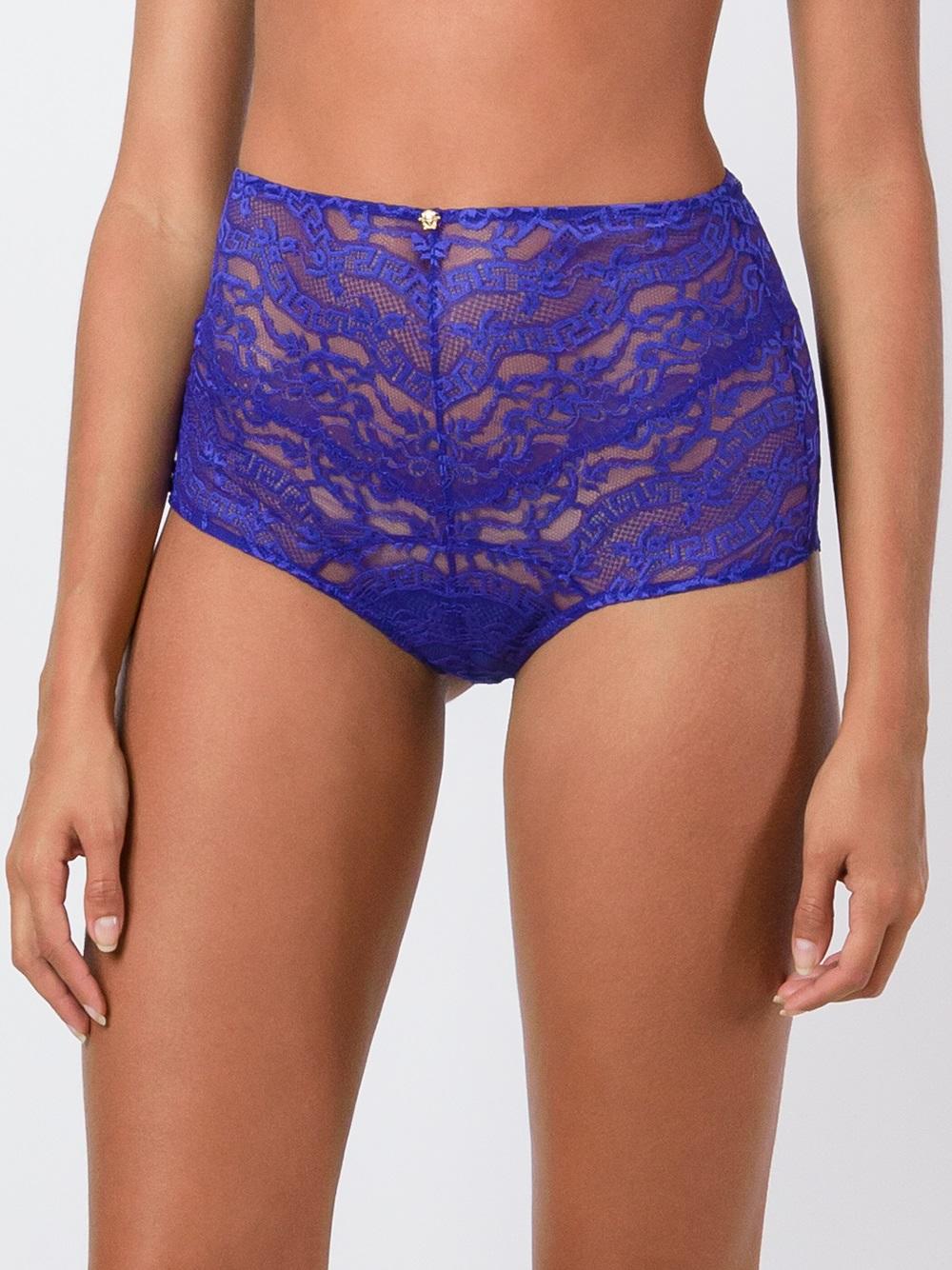 lace high cut briefs