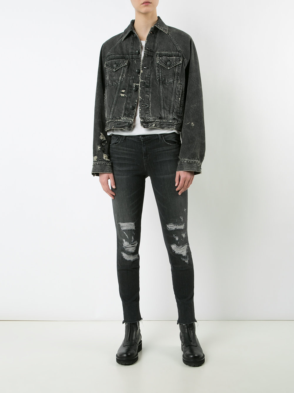 loose-fit denim jacket