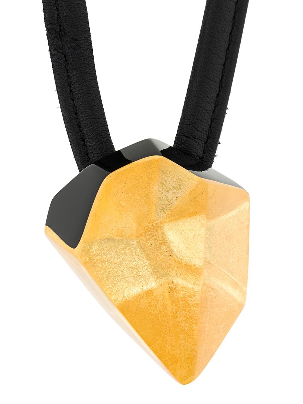 geometric pendant necklace