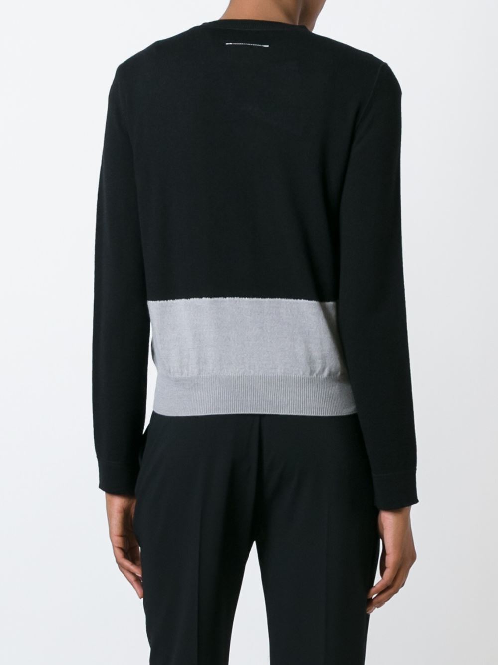 colour block jumper