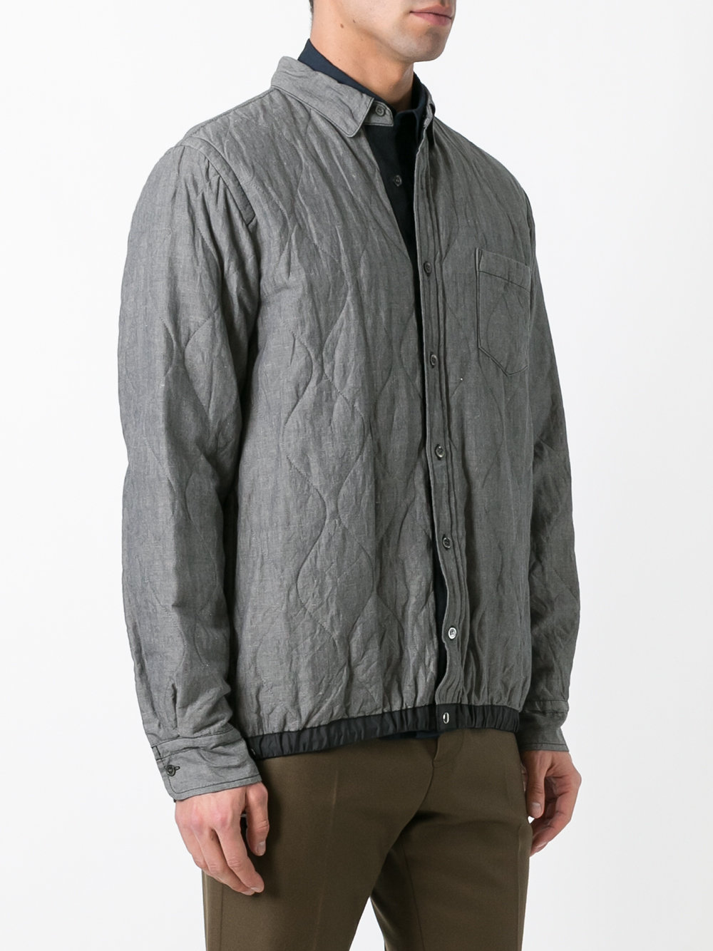 quilted shirt jacket