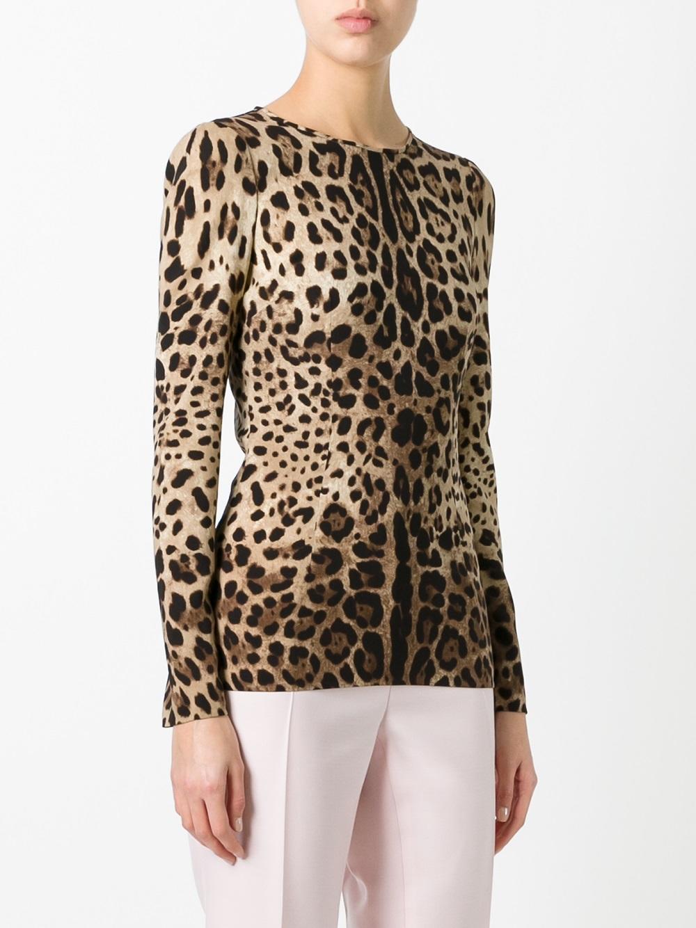 leopard print blouse