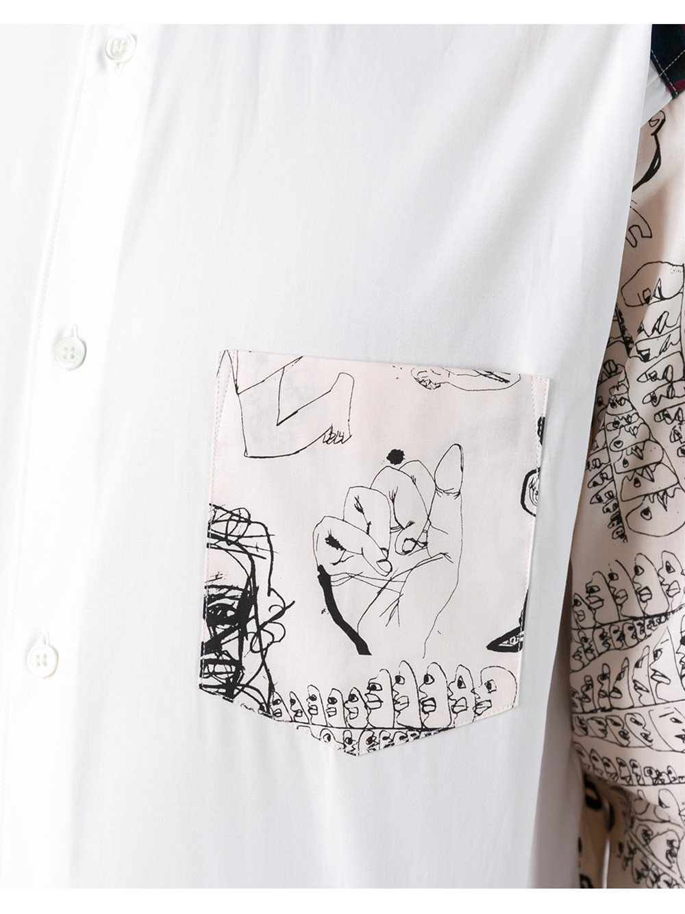 sketch print shirt