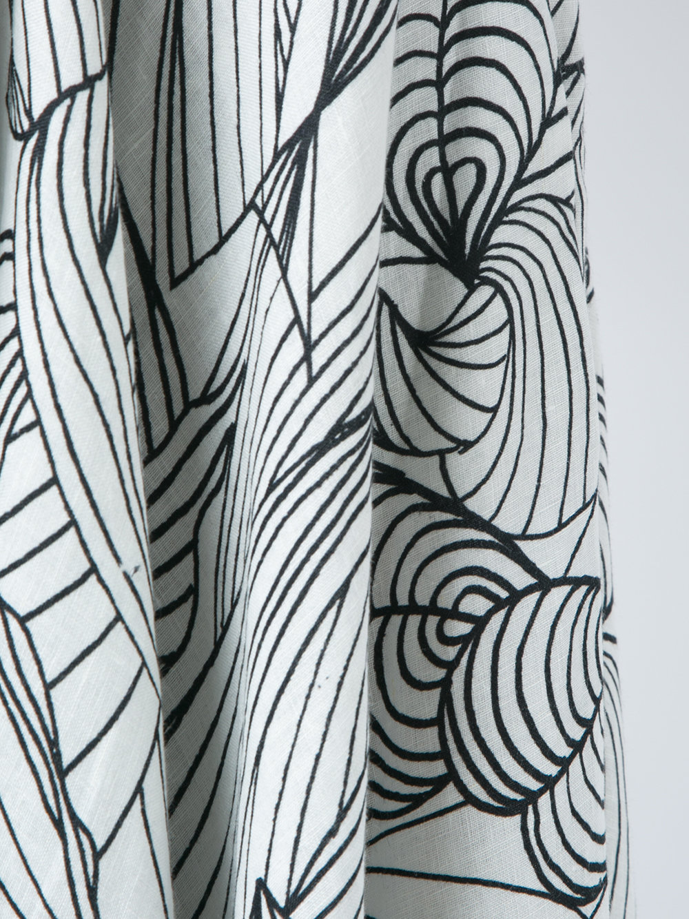 graphic print skirt