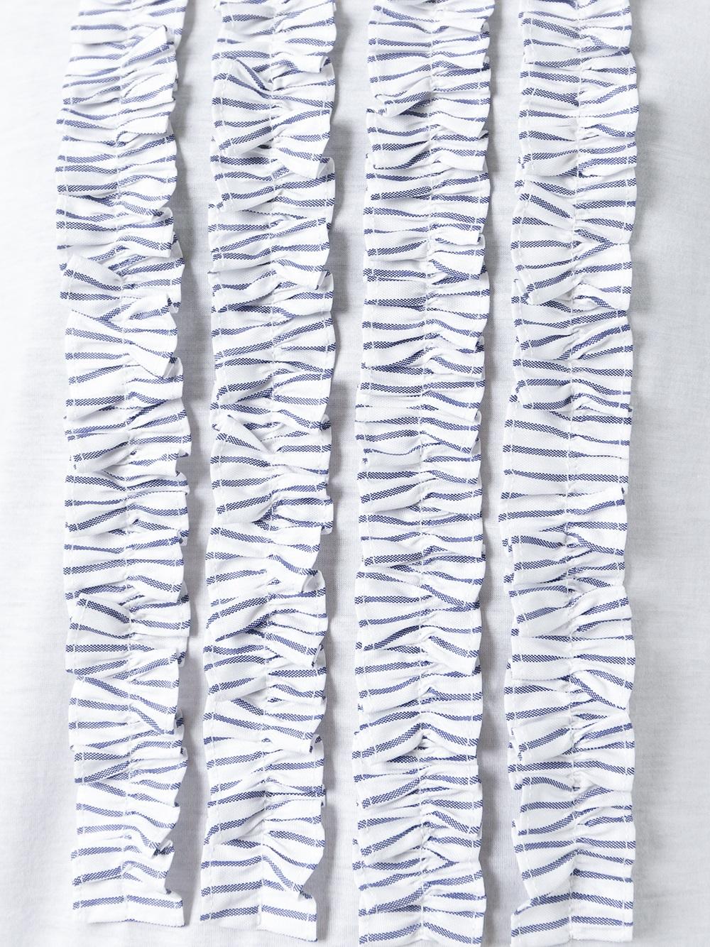 frill trim T-shirt
