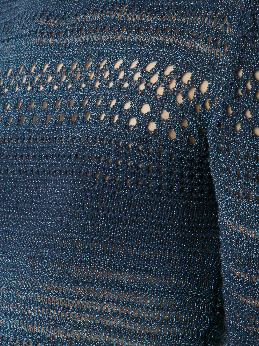 crocheted detail jumper