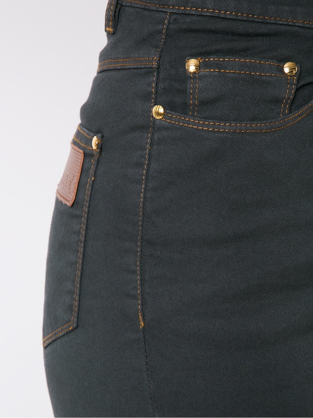 high waist flared jeans